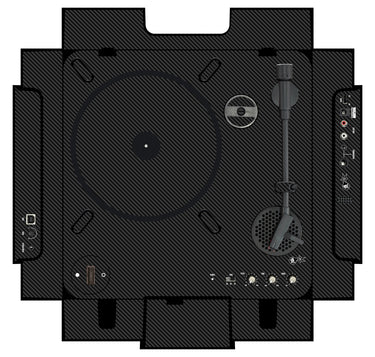 Numark PT 01 incl. Sides Skin Carbon